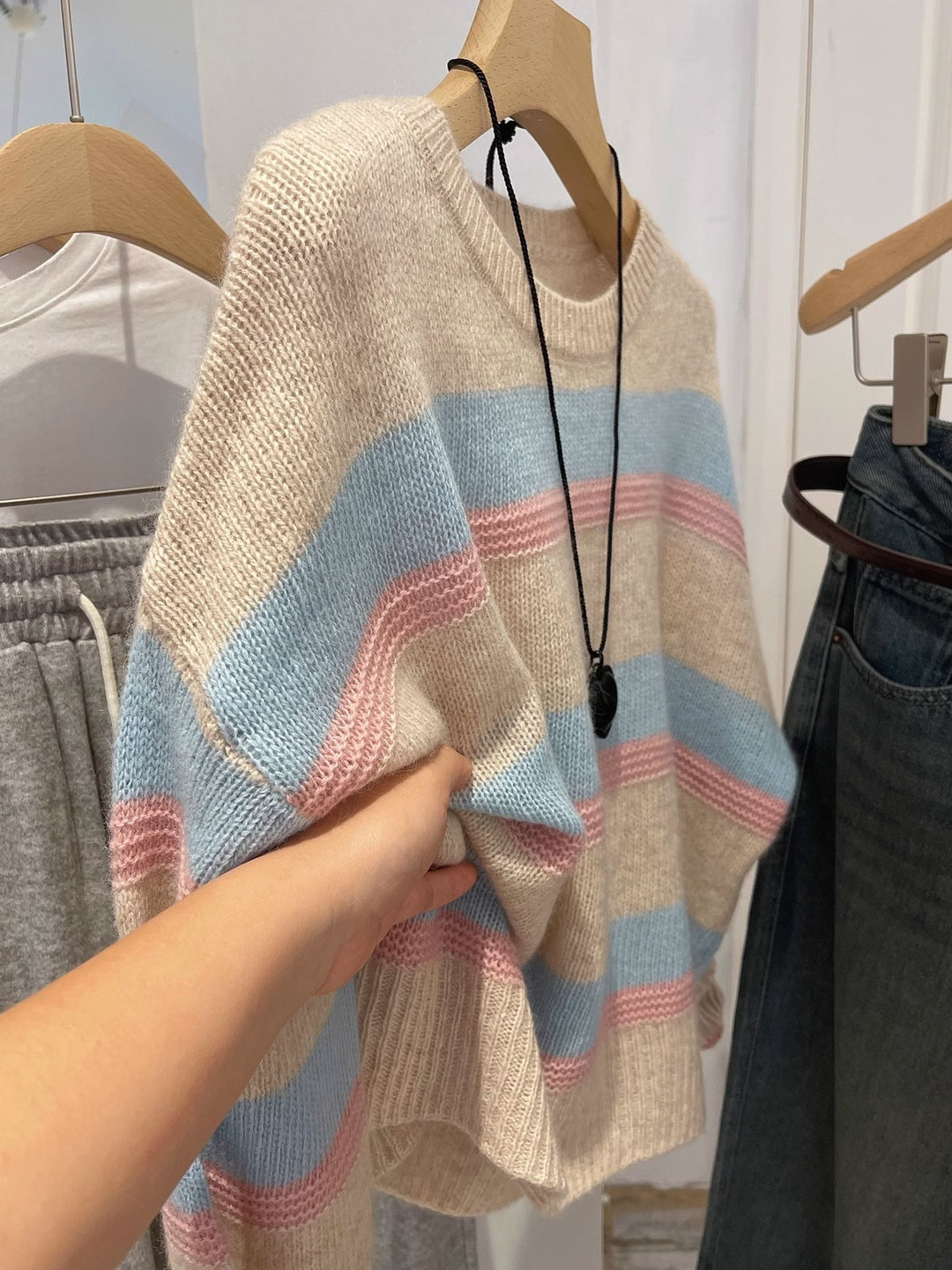 Damen Gemütlicher und Modischer Pullover Drune