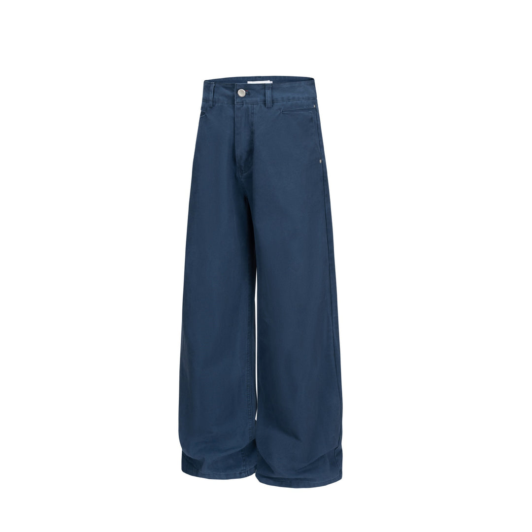 Damen Hochtaillierte Culotte‑Hose mit weitem Bein und minimalistischer Bundlösung Drune