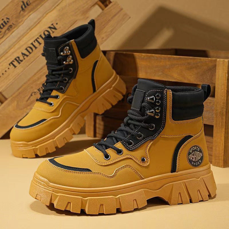 Damen Sportliche Hikingstiefel mit robustem Profil und verstärktem Knöchelschutz Drune