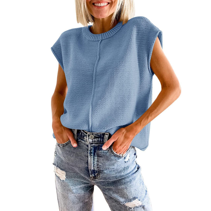 Damen Modisches Stricktop mit zusätzlichem Komfort Drune