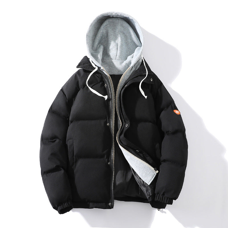 Herren Gepolsterte Steppjacke mit integriertem Kapuzen-Layer und windabweisender Außenlage Drune