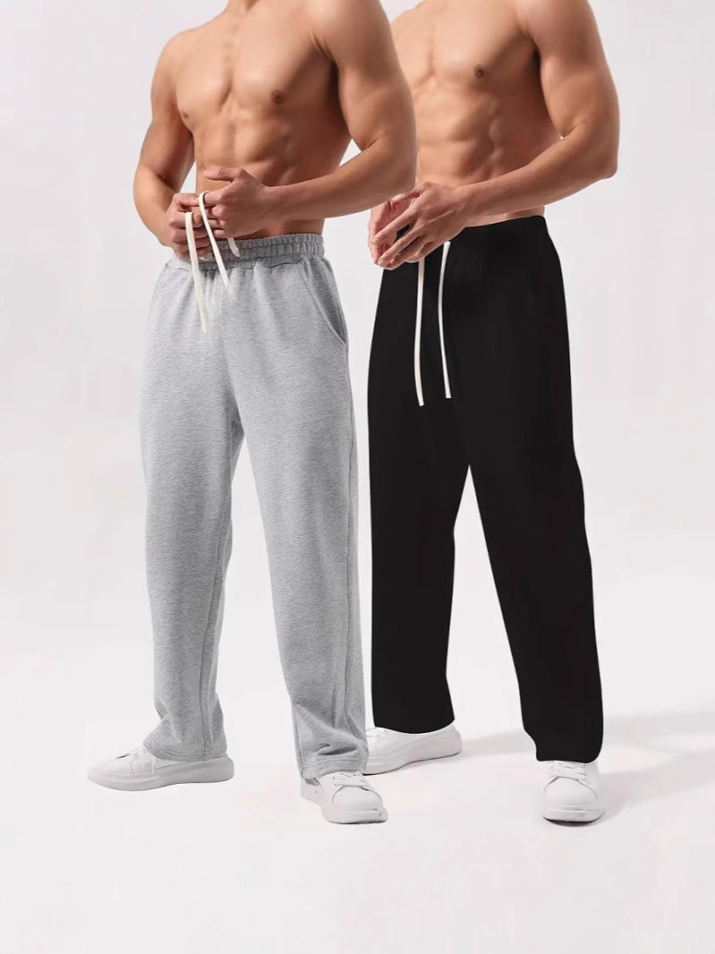 Herren nan locker sitzende Jogginghose aus Baumwollmischung mit elastischem Bund und Seitentaschen Drune
