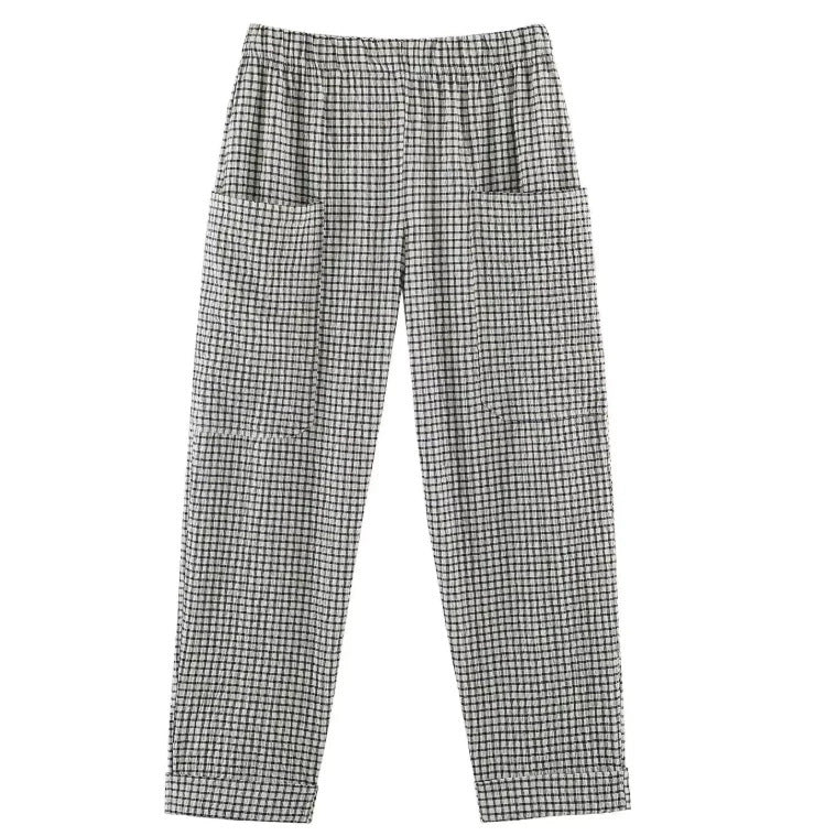 Damen Hochtaillierte Culotte-Hose mit weitem Bein und dekorativem Taillengürtel Drune
