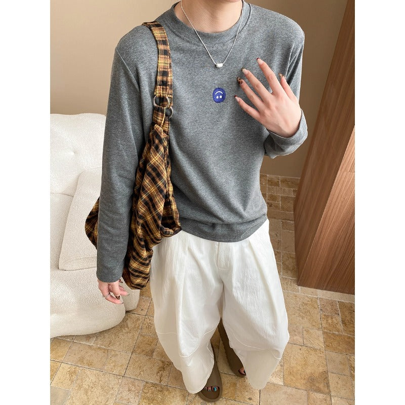 Damen Langarmshirt mit minimalistischer Grafik Drune