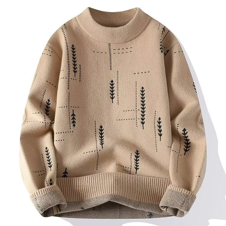 Damen Modischer Strickpullover mit floraler Applikation Drune