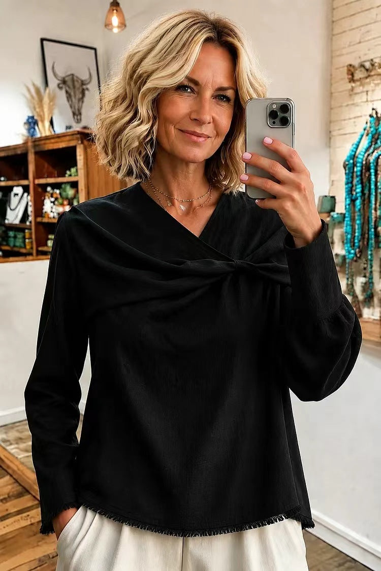 Damen Elegante und bequeme Bluse Drune