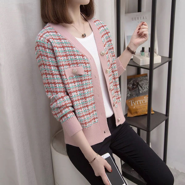 Damen Strickjacke im eleganten Bouclé-Stil Drune