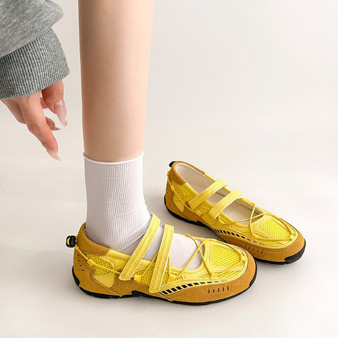 Damen Freizeitschuhe mit elastischem Riemchen-Design für optimalen Halt Drune