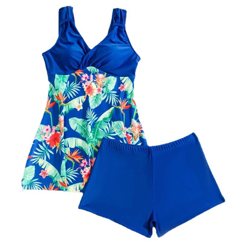 Damen Tankini mit floralem Design und bequemen Shorts Drune