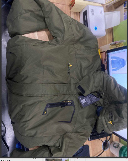 Herren multifunktionale wasserdichte Outdoorjacke mit abnehmbarem Fleece-Innenlayer und verstellbarer Kapuze Drune