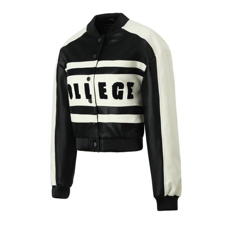Damen Lässige Lederjacke Drune
