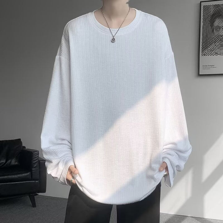 Unisex Oversized Strickoberteil mit Rippenstruktur Drune