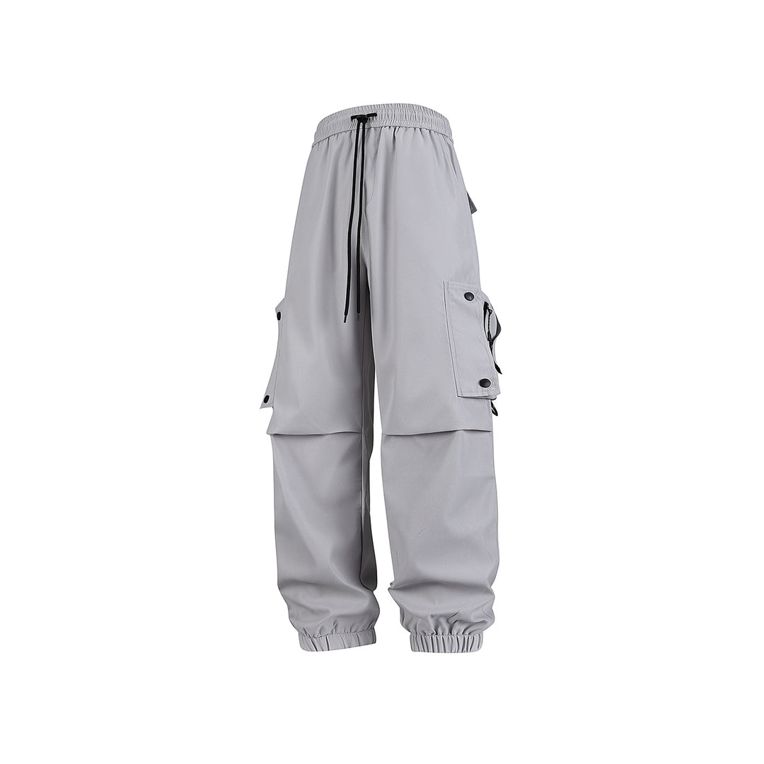 Herren Weite Technical‑Cargo‑Jogger mit elastischem Tunnelzugbund, Multifunktions‑Cargotaschen und verstellbaren Beinabschlüssen Drune