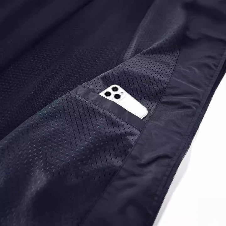 Herren Angler- und Reiseweste mit perforiertem Innenfutter, verdeckten Reißverschlusstaschen und verstellbarem Saum Drune