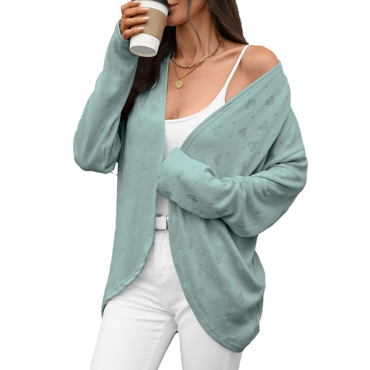 Damen Oversized Pulloverjacke Drune