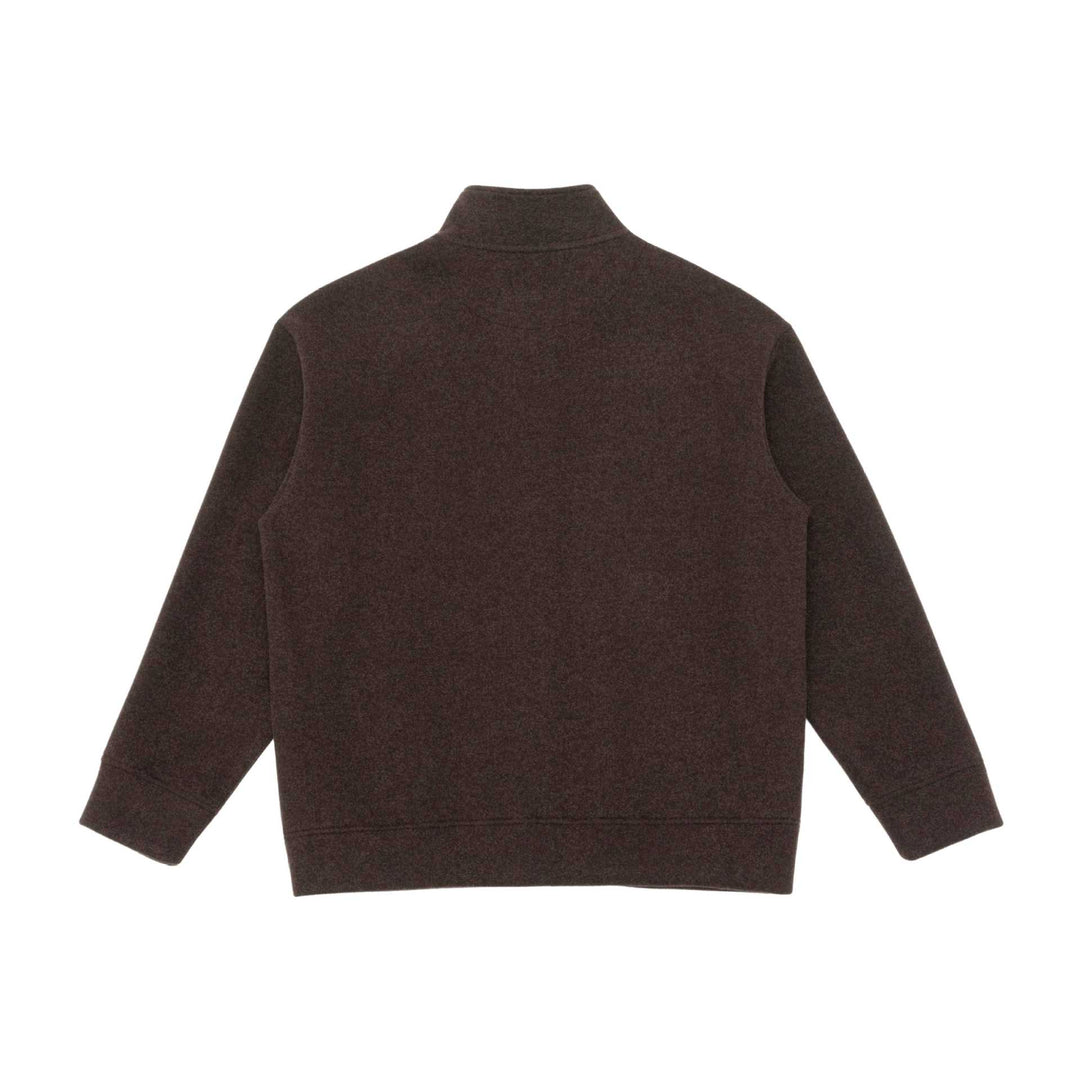 Herren Wollmischung-Überjacke mit Stehkragen und durchgehender Knopfleiste Drune