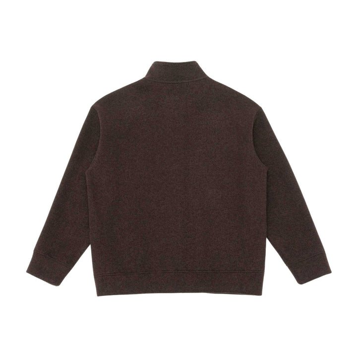 Herren Wollmischung-Überjacke mit Stehkragen und durchgehender Knopfleiste Drune