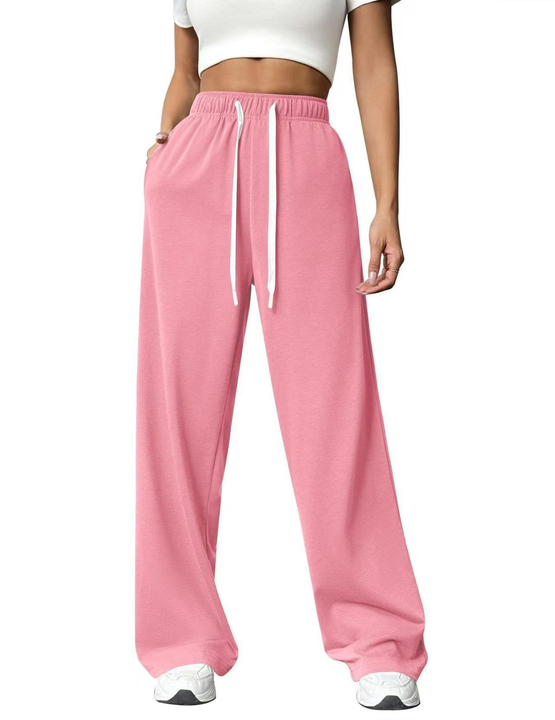 Damen nan gemütliches Lounge-Jogginganzug-Set mit Oversize-Hoodie und elastischer High-Waist Jogginghose Drune