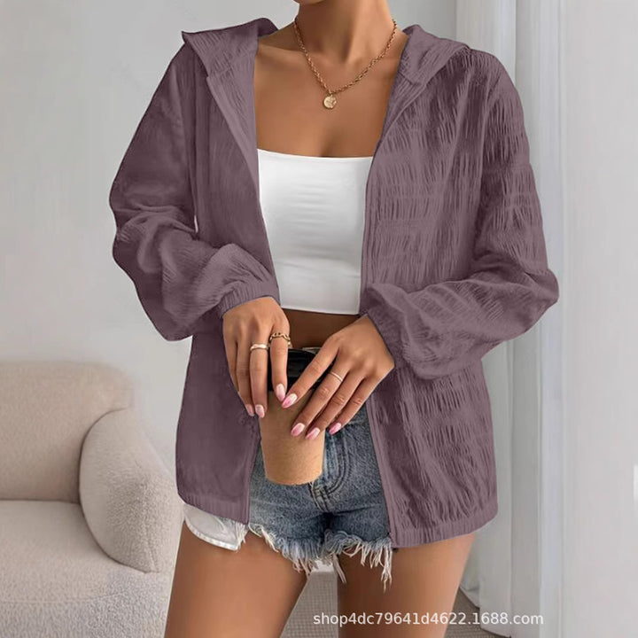 Damen lässige Kapuzenjacke Drune