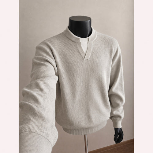 Herren Hochwertiger Strickpullover Drune