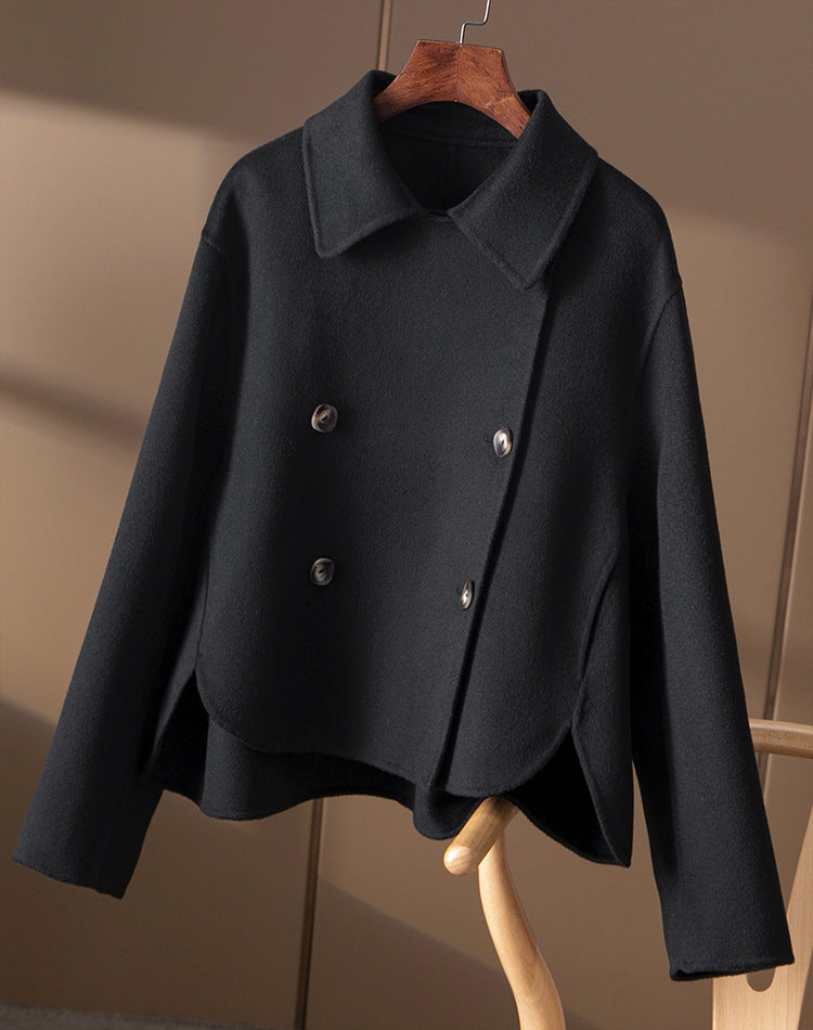 Damen Modische Kurzarmpulloverjacke Drune