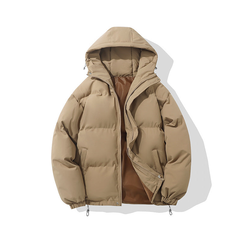 Herren hochisolierte Stepp-Kapuzenjacke mit synthetischer Thermofüllung, winddichter Außenhülle und verstellbarem Kordelzugsaum Drune