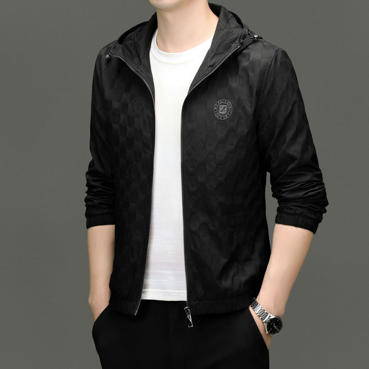 Herren leichte Windjacke mit innovativen Details und praktischem Kapuzendesign Drune