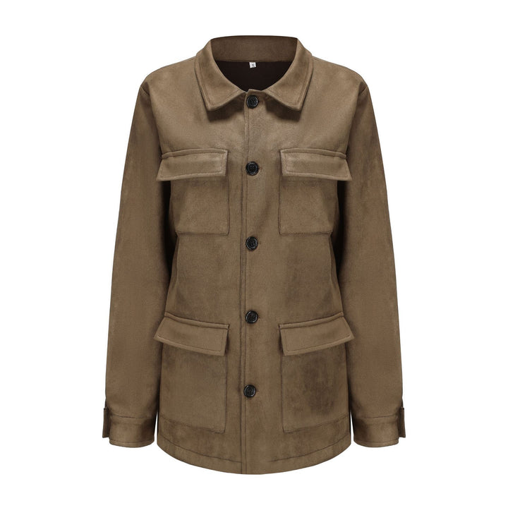 Damen Utility-Jacke im lässigen Schnitt mit praktischen Taschen Drune