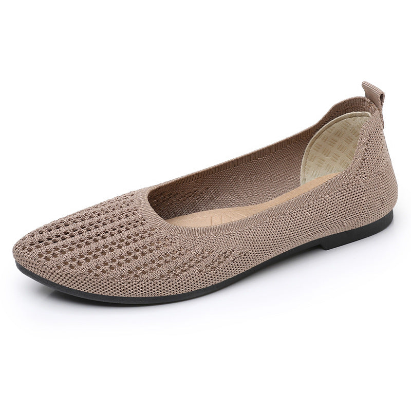 Damen Komfortable Ballerinas mit atmungsaktiver Netzstruktur und weichem Innenfutter Drune