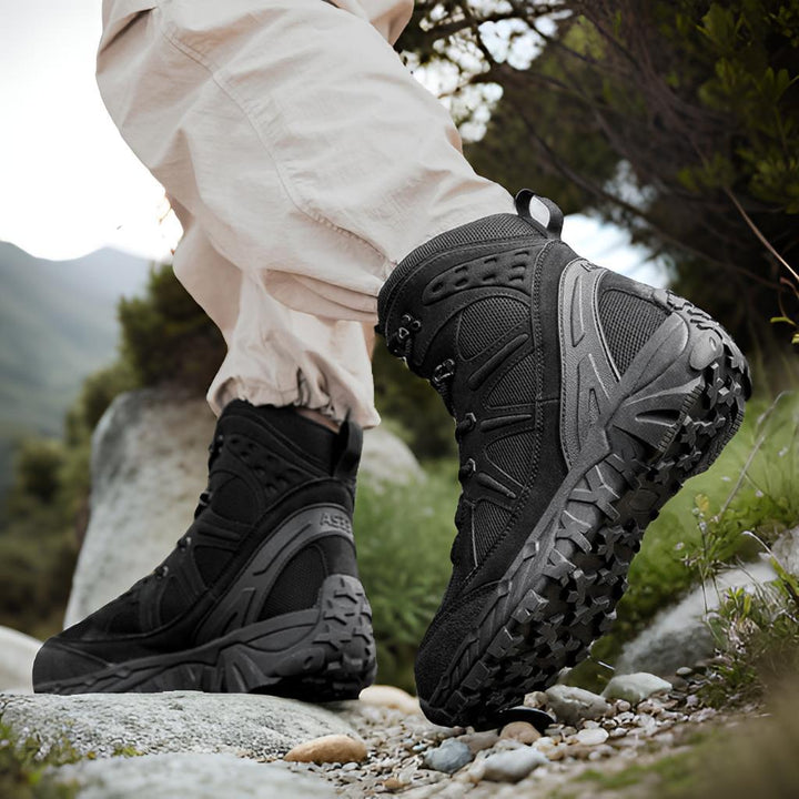 Herren Hochleistungs‑Wüstentrekking‑Boots mit atmungsaktivem Ripstop‑Mesh und stoßdämpfender Profilsohle Drune