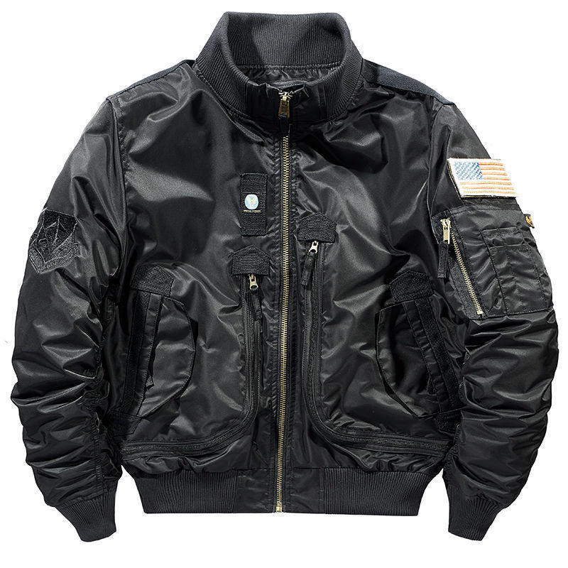 Herren Multifunktionale Bomberjacke mit vielseitigen Taschen Drune