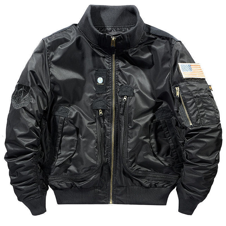 Herren Multifunktionale Bomberjacke mit vielseitigen Taschen Drune