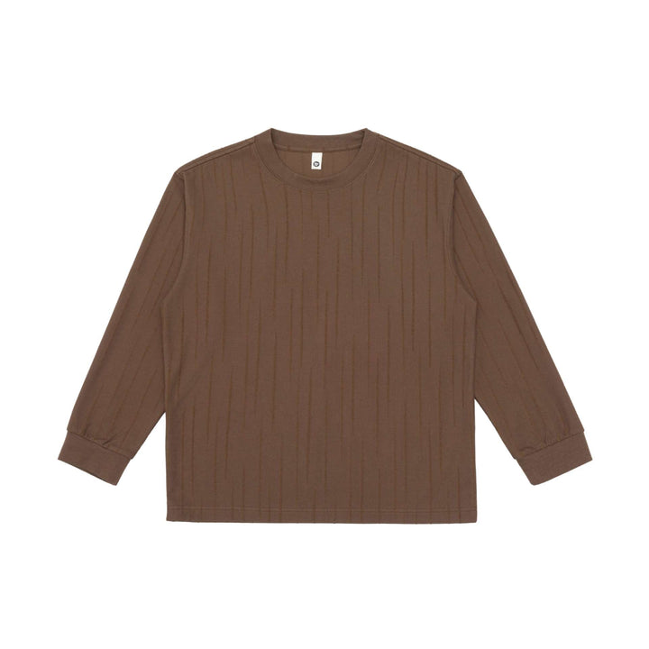 Unisex Premium-Langarmshirt aus Strukturjersey mit verstärktem Rundhals Drune