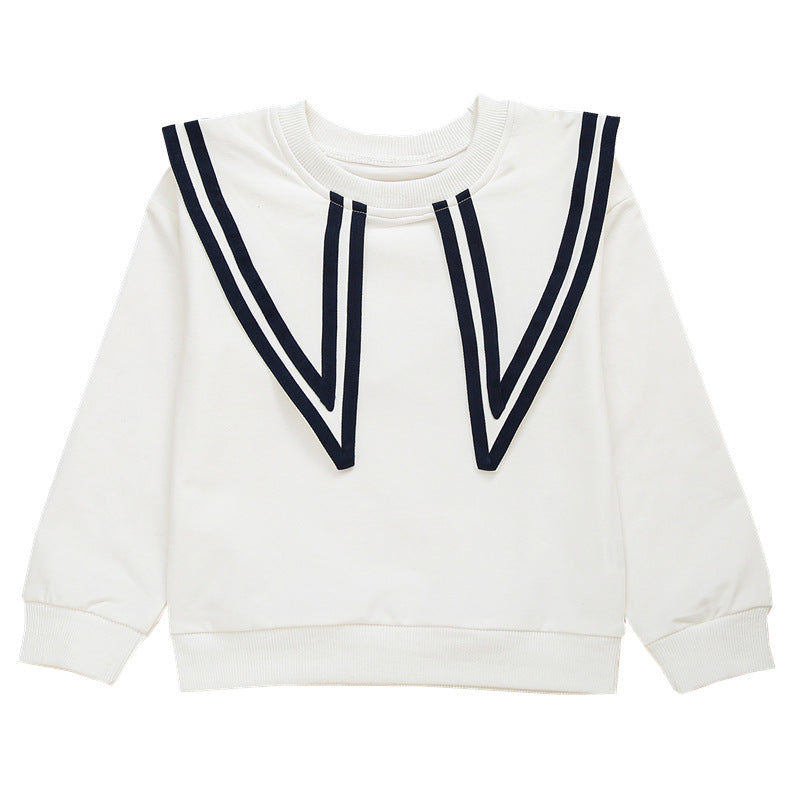 Damen Sweatshirt mit maritimem Kragen Drune
