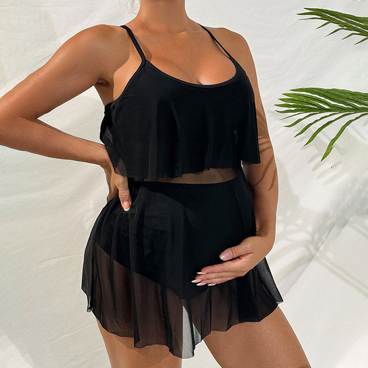 Damen Badeensemble mit luftiger Rüschensilhouette Drune