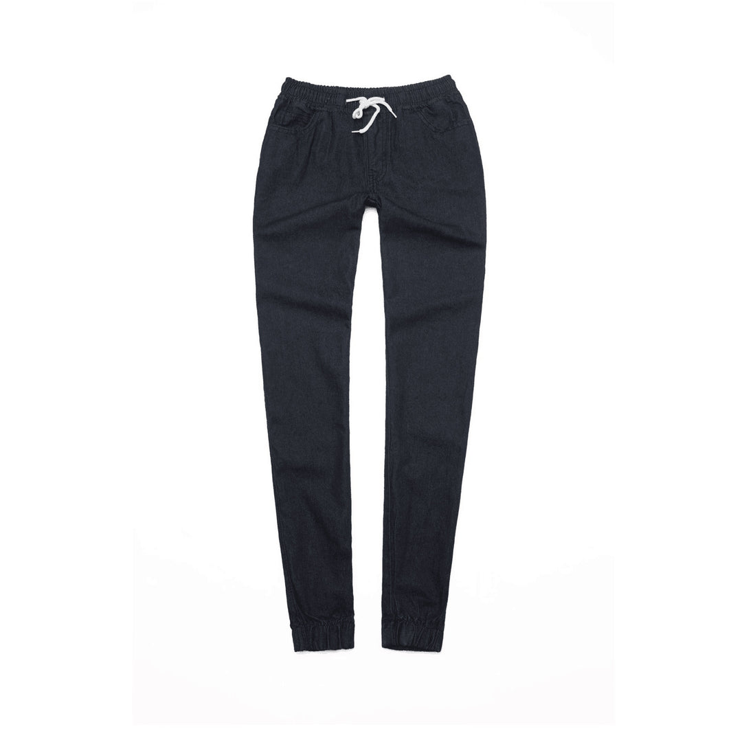 Damen Sportliche Denim-Jogginghose Drune