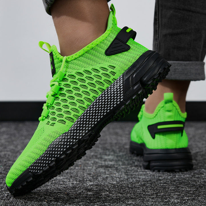 Herren Strick-Sockensneaker für Training und Trail mit robuster Profilsohle Drune