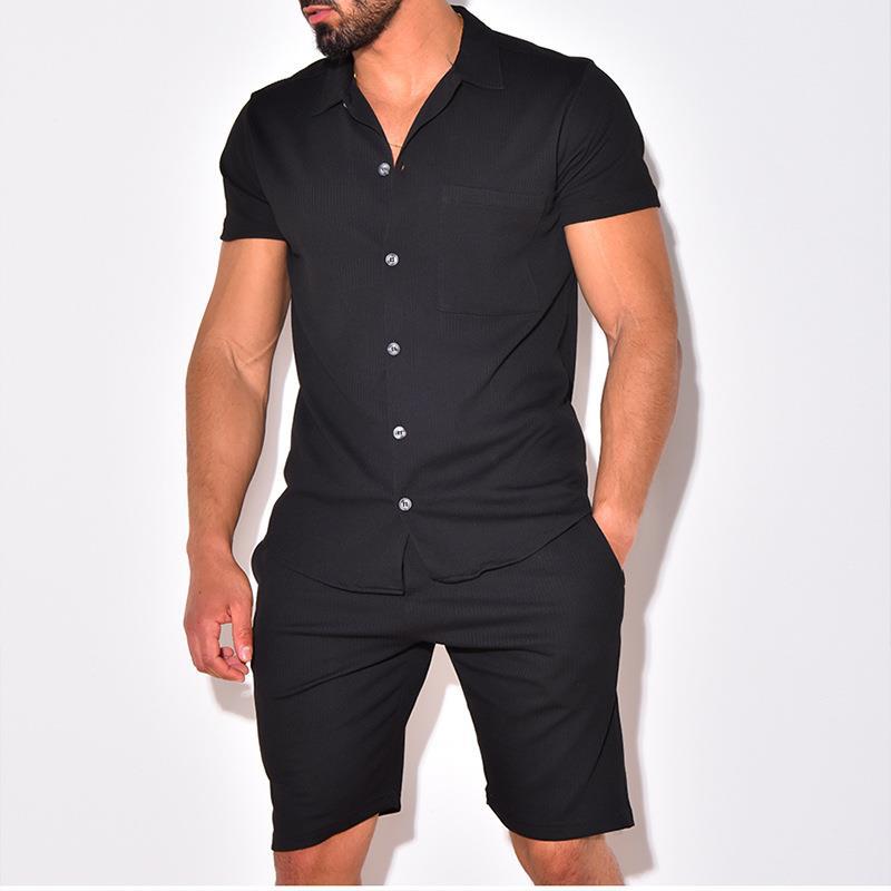 Drune Polo Kurzarm-Shorts Set
