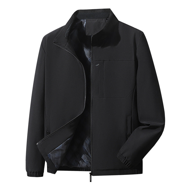 Herren Atmungsaktive Softshell-Jacke mit hohen Kragen Drune