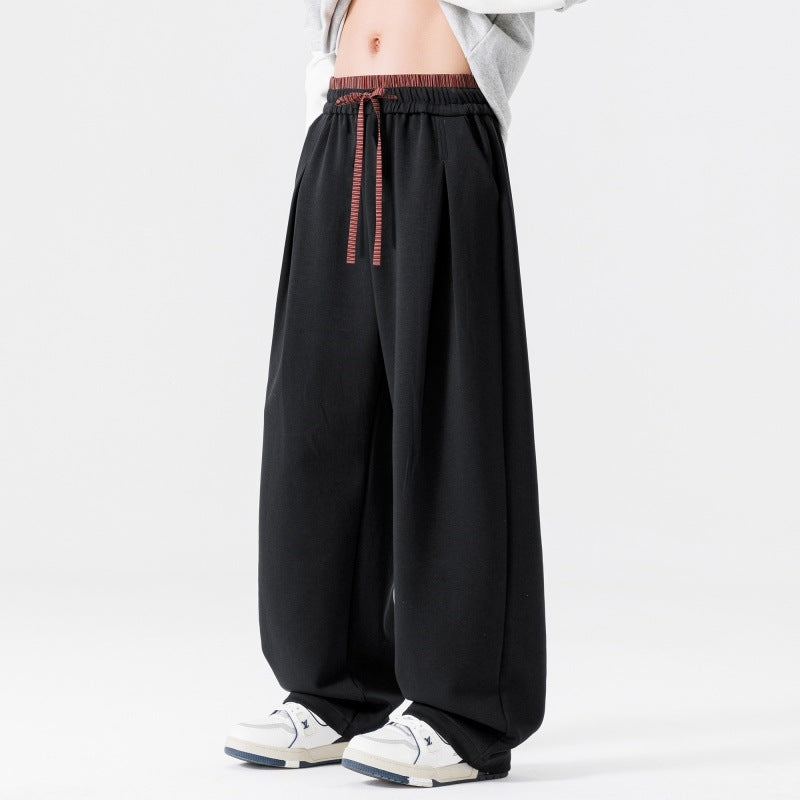 Damen Extrabreite Lounge-Sweathose mit Tunnelzug, Ballonbeinen & eingearbeiteten Seitentaschen Drune