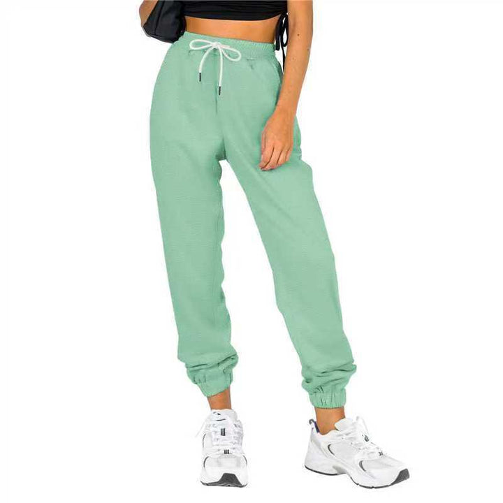 Damen Sportliche Sweatpants mit praktischem Kordelzug und elastischem Bund Drune