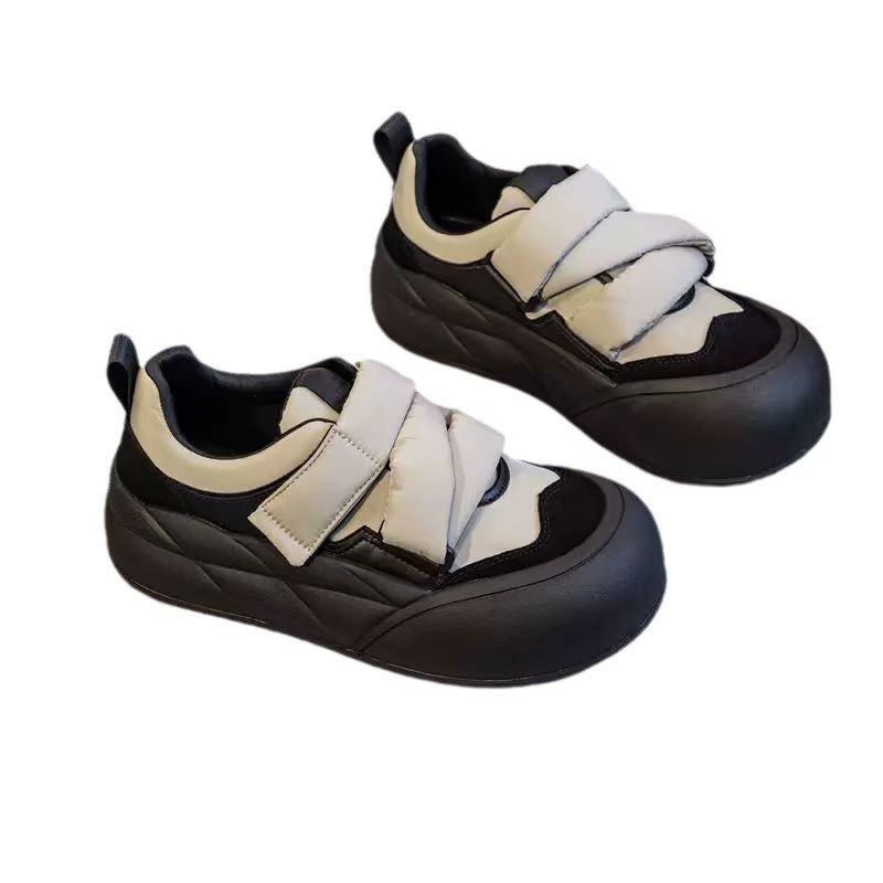 Damen Sneakers mit doppeltem Klettverschluss und modischem Design Drune