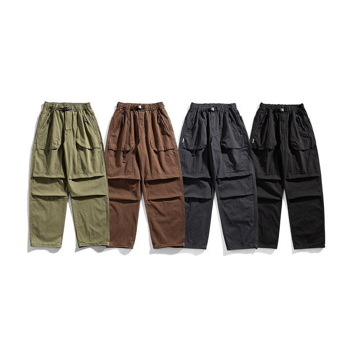 Herren Cargo-Hose mit elastischem Bund und Multifunktions-Taschen Drune