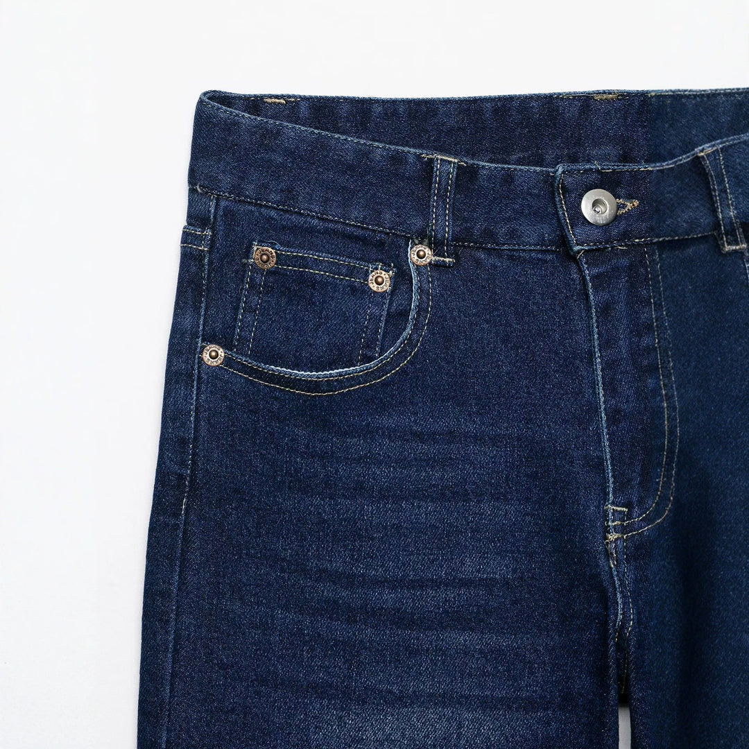 Damen Weite Cropped-Denim-Culotte im 5-Pocket-Design Drune