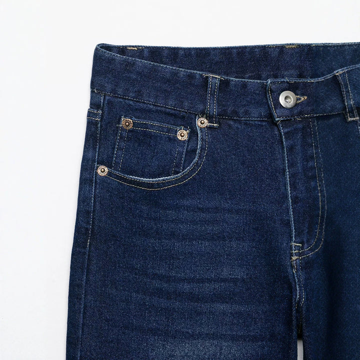 Damen Weite Cropped-Denim-Culotte im 5-Pocket-Design Drune