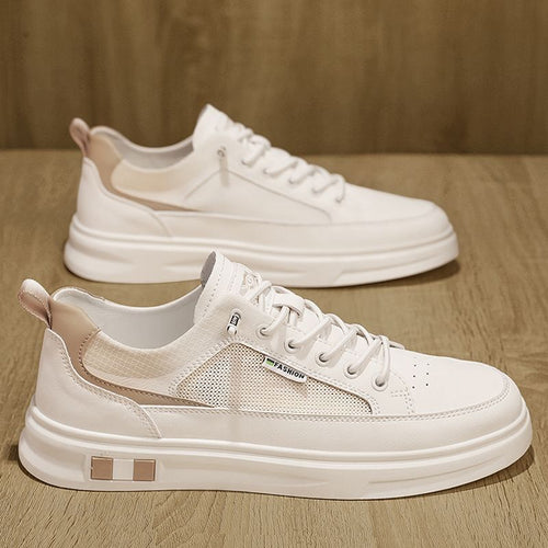 Damen Modische Sneakers mit atmungsaktiven Mesh-Einsätzen und stoßdämpfender Sohle Drune