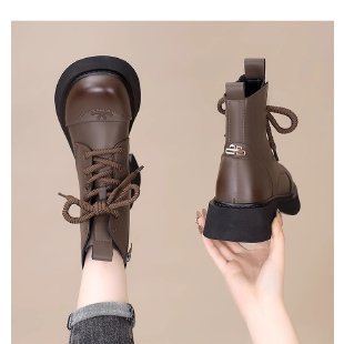 Damen Modische Ankle Boots mit Strapazierfähiger Sohle Drune