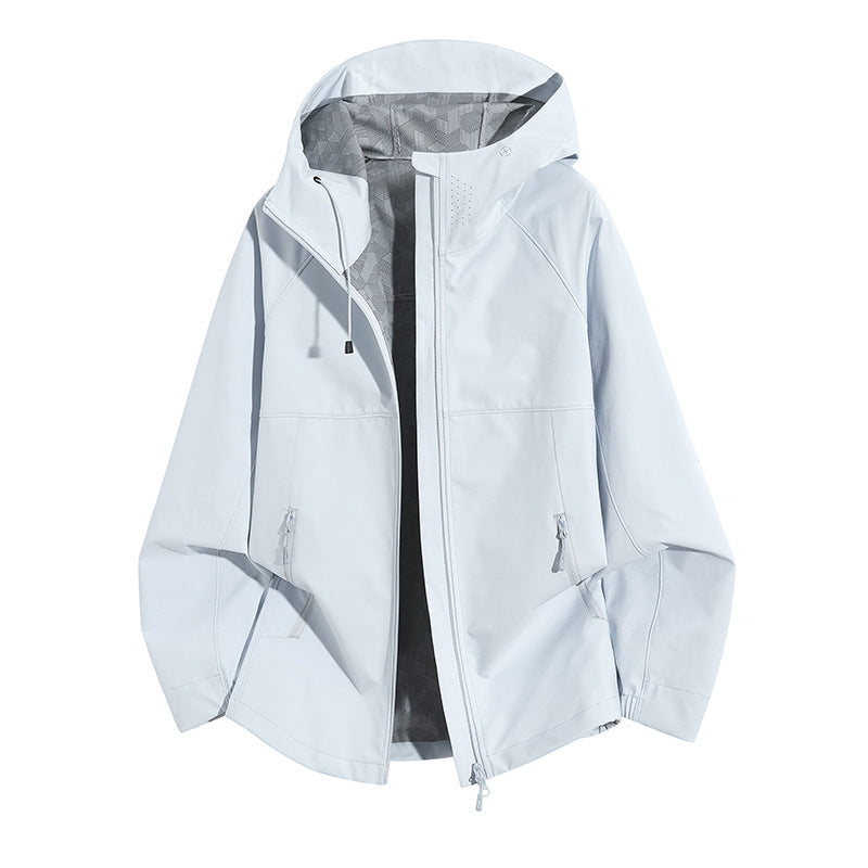 Damen Wetterfeste Kapuzenjacke mit belüftetem Kragen Drune