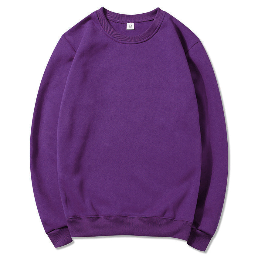 Unisex zeitloser Rundhals-Sweater ohne Kapuze mit angerauter Innenseite und verstärktem Nacken Drune