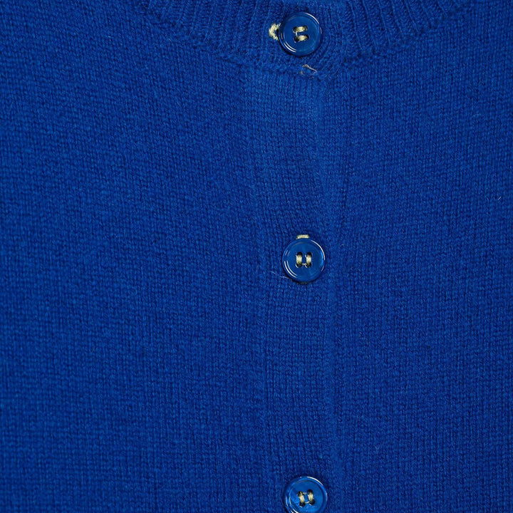 Damen Feinstrick-Cardigan mit Rundhalsausschnitt und durchgehender Knopfleiste Drune
